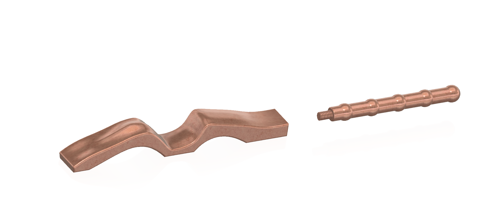 Dance foot arch stretcher 3d print and CNC milling - Image 3