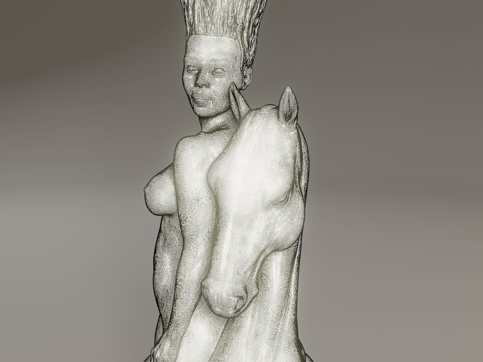 Beautiful Chess Female 3D print model - Image 3