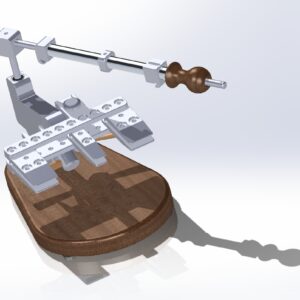 Edge Gadget Knife sharpener CAD model for 3d printing or CNC milling